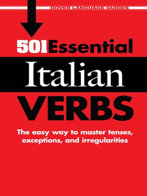 cover image of 501 Essential Italian Verbs